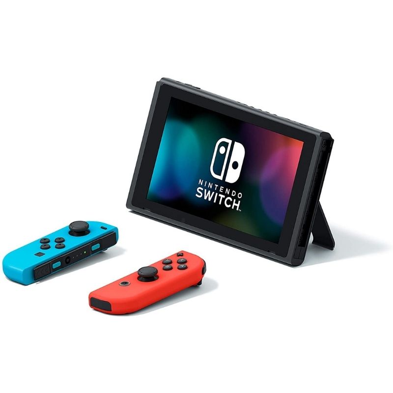 Nintendo Switch Neon Blue & Red Joy‑Con Saudi Arabia Jeddah نينتندو سويتش يدين ازرق و احمر جدة السعودية