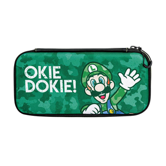 Nintendo Switch Mario Brothers Luigi Premium Travel Case Saudi Arabia Jeddah نينتندو سويتش غطاء لويجي جدة السعودية