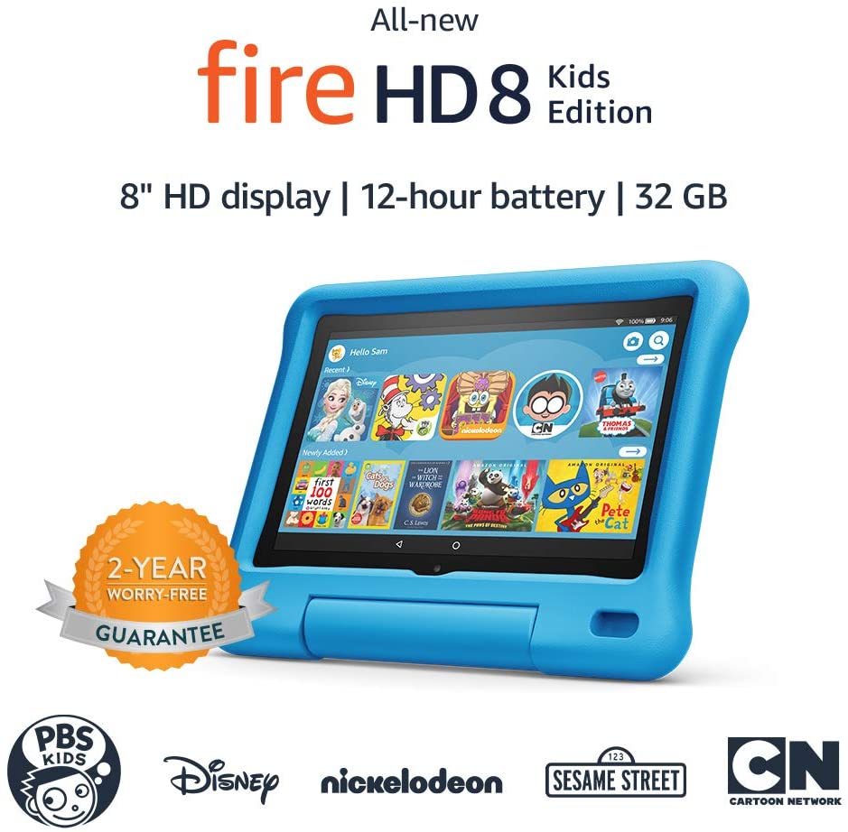 Tablet Amazon Fire HD 8 Kids 32GB Saudi Arabia Jeddah SaudiTik.com تابلت امازون فاير اتش دي للأطفال السعودية جدة المنزل الذكي