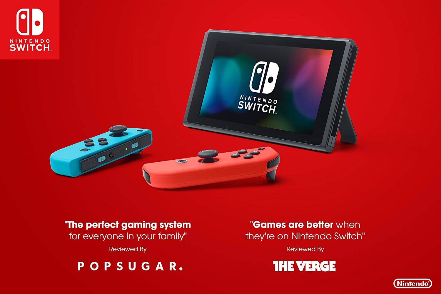 Nintendo Switch Neon Blue & Red Joy‑Con Saudi Arabia Jeddah نينتندو سويتش جدة السعودية