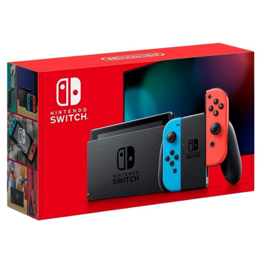 Nintendo Switch Neon Blue & Red Joy‑Con Saudi Arabia Jeddah نينتندو سويتش يدين ازرق و احمر جدة السعودية